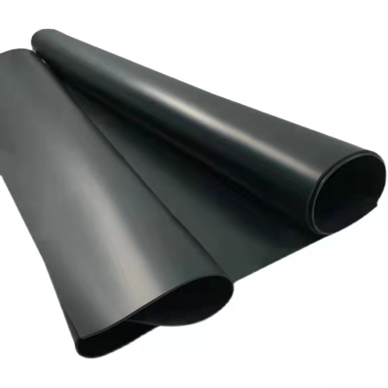 Black Shock-absorbing Rubber Sheet