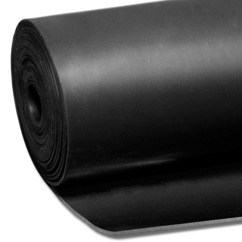 Shock-absorbing rubber mat
