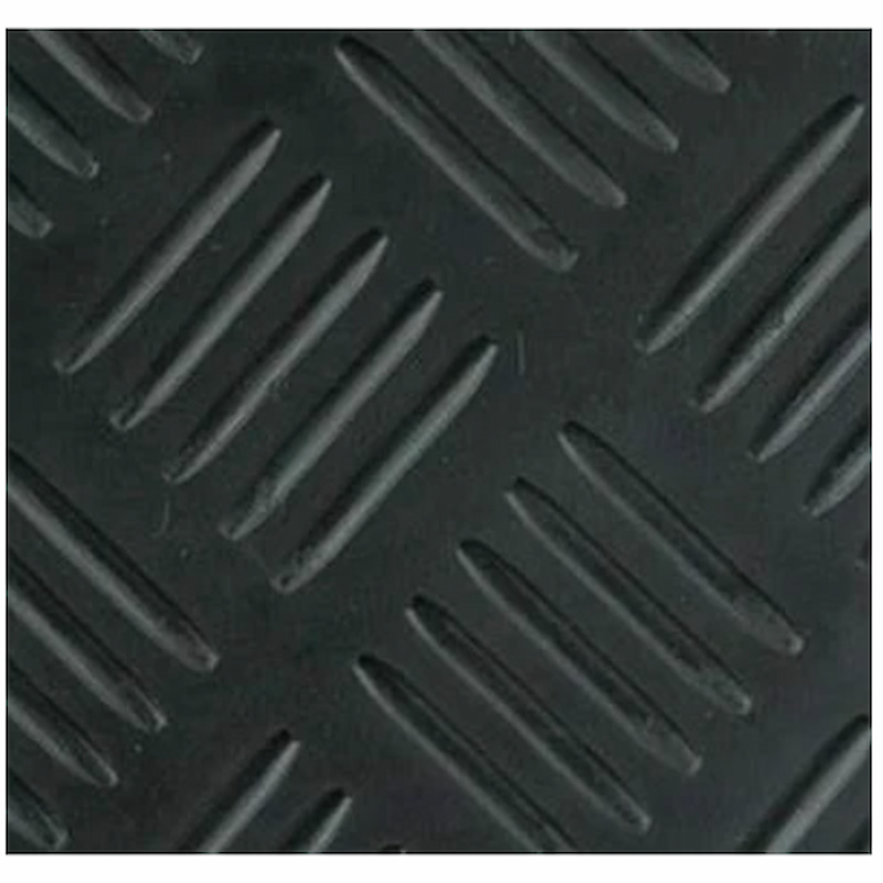 Antislip Black Checker Rubber Sheet