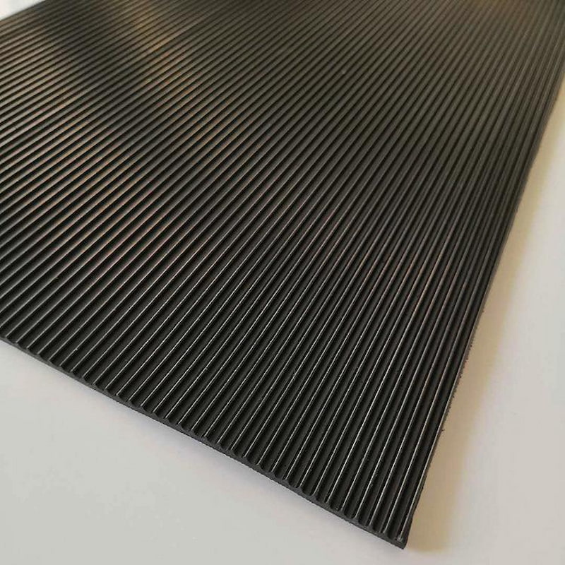 Non Slip Fine Ribbed Rubber Mat